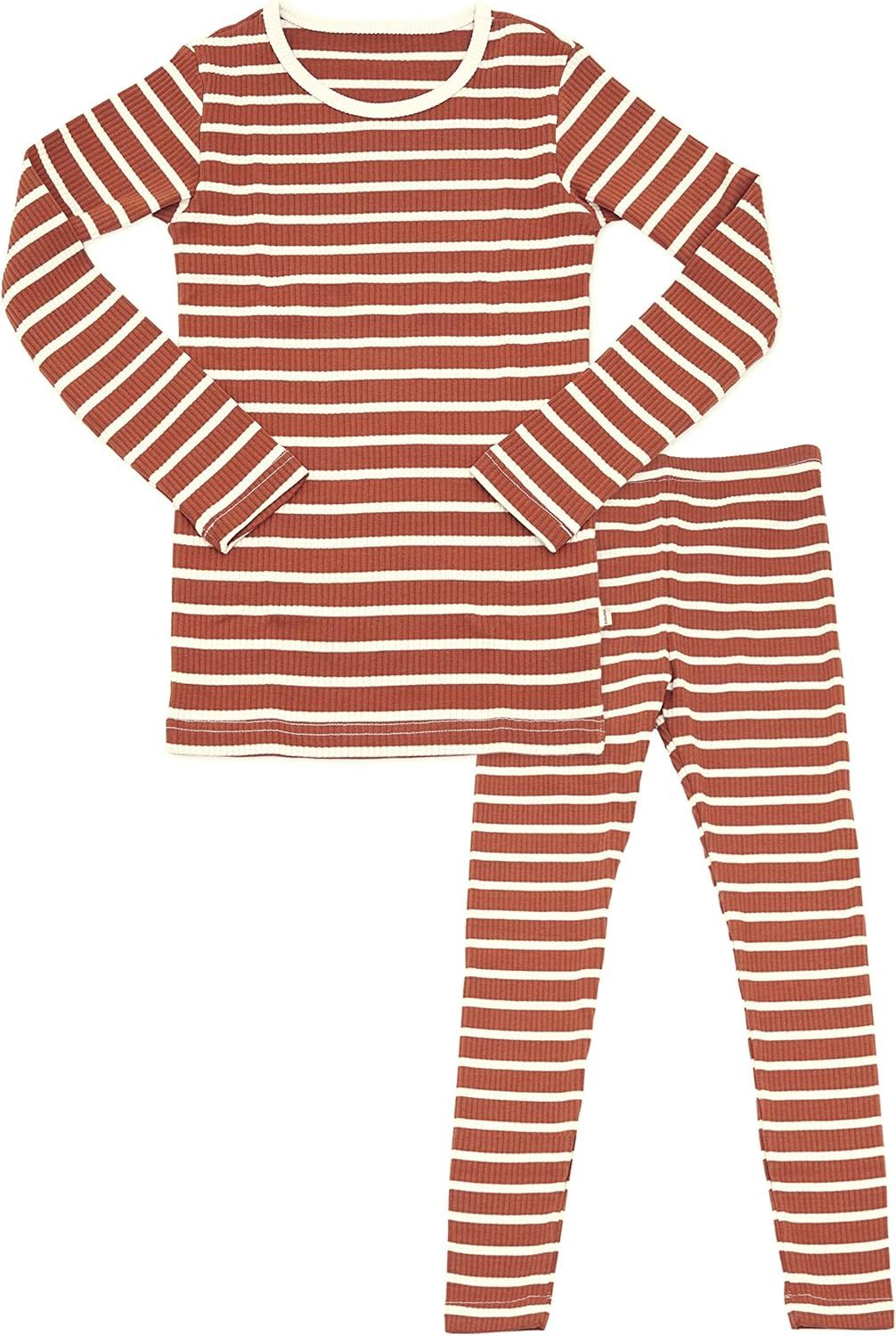 AVAUMA Baby Boys Girls Pajama Set 6M-7T Kids Cute Toddler Snug fit Pjs Cotton Sleepwear | Amazon (US)