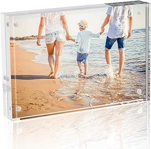 TWING 8x10 Acrylic Frame Horizontal Magnet Double Sided Picture Frames with Microfiber Cloth, 12 ... | Amazon (US)