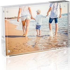 TWING 8x10 Acrylic Frame Horizontal Magnet Double Sided Picture Frames with Microfiber Cloth, 12 ... | Amazon (US)