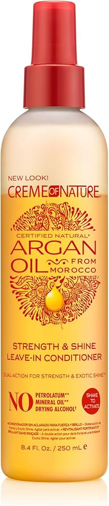 Creme of Nature, Argan Oil Leave In Conditioner, Detangling and Conditioning Formula for Normal H... | Amazon (US)