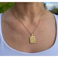 Letter J Necklace Personalized Jewelry Everyday Minimalist Gold Christmas Gift For Girlfriend Her Women Mother Daughter Unisex | Etsy (US)