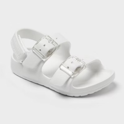 Toddler Blown EVA Ade Sandals - Cat & Jack™ White 9T | Target