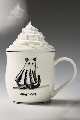 Molly Hatch Stoneware Halloween Cat Mug | Anthropologie (US)