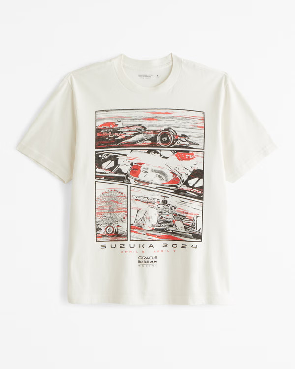 Oracle Red Bull Racing Vintage-Inspired Graphic Tee | Abercrombie & Fitch (US)