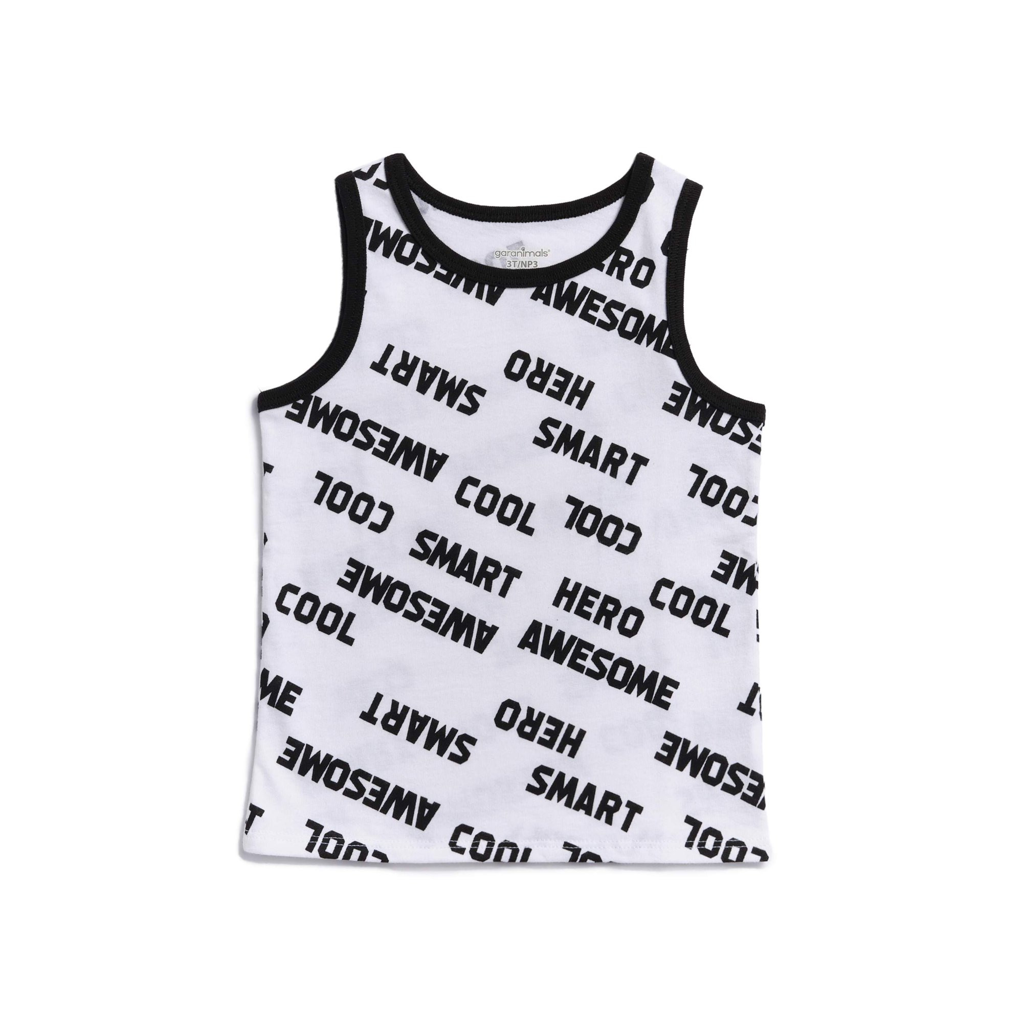 Garanimals Toddler Boy Quincy Word Print Tank | Walmart (US)