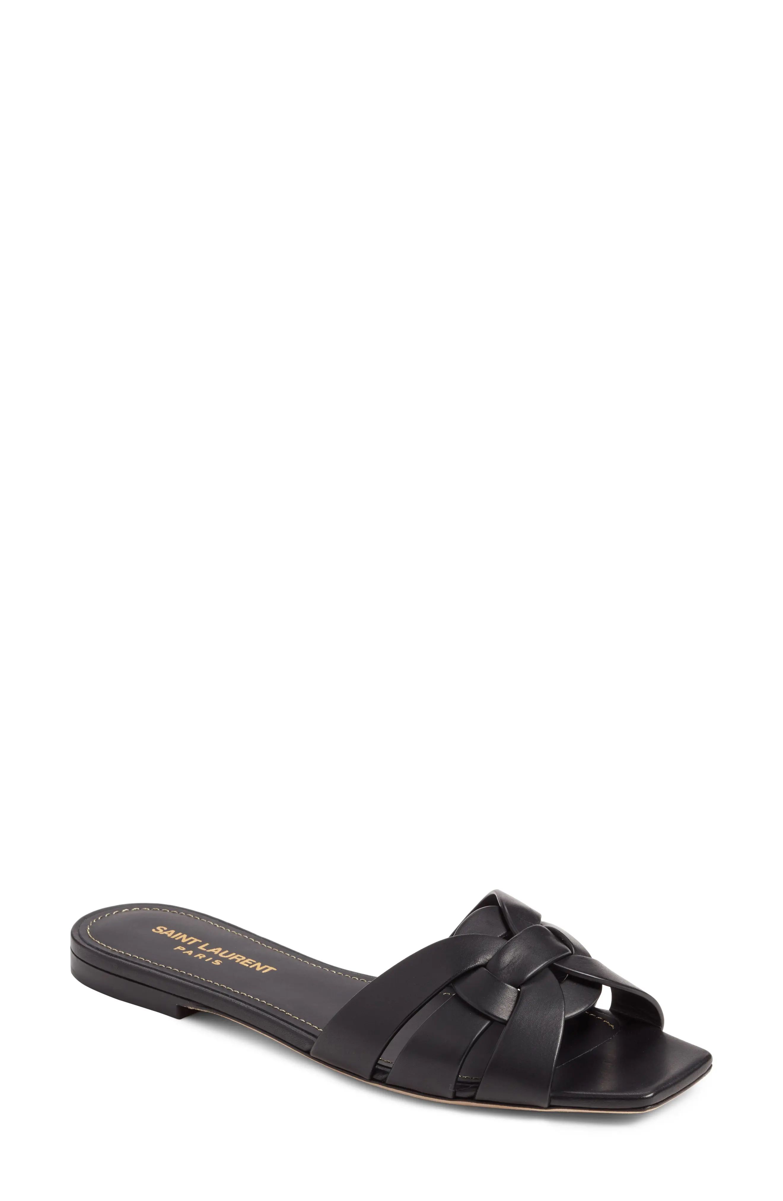 Women's Saint Laurent Tribute Slide Sandal | Nordstrom