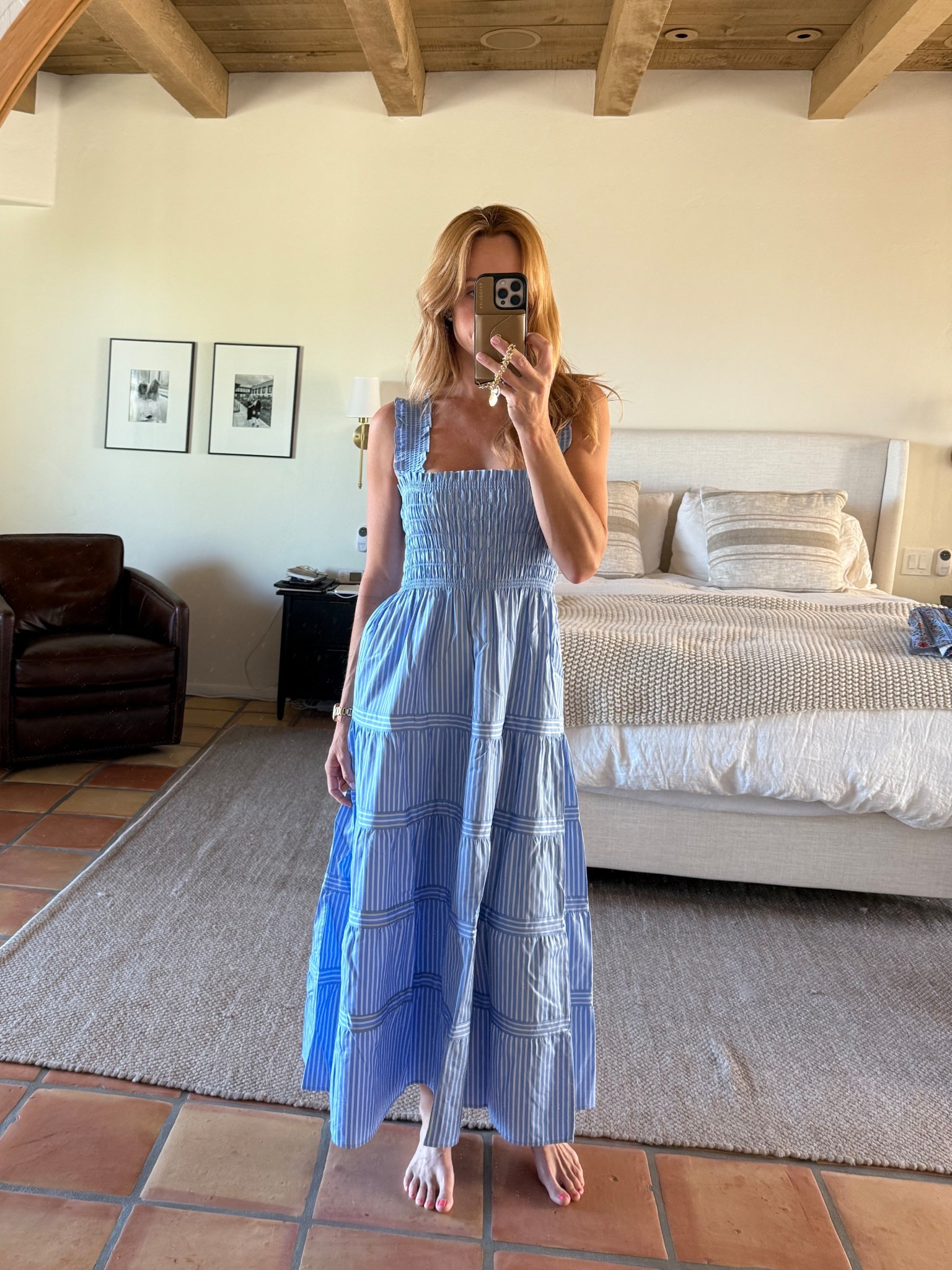 Hill House Home Kimmy Nap dress in size small, color is blue stripe.

So comfortable and easy to dress up or down. Maternity and post partum friendly. So lightweight that it’s perfect for summer heat and travel plans (so easy to pack). The blue stripe would be perfect for memorial dress of 4th of July 🇺🇸 
An easy dress for graduations, showers, bbqs, travel, church, or even just casual errands! 

#LTKTravel #LTKSeasonal #LTKStyleTip