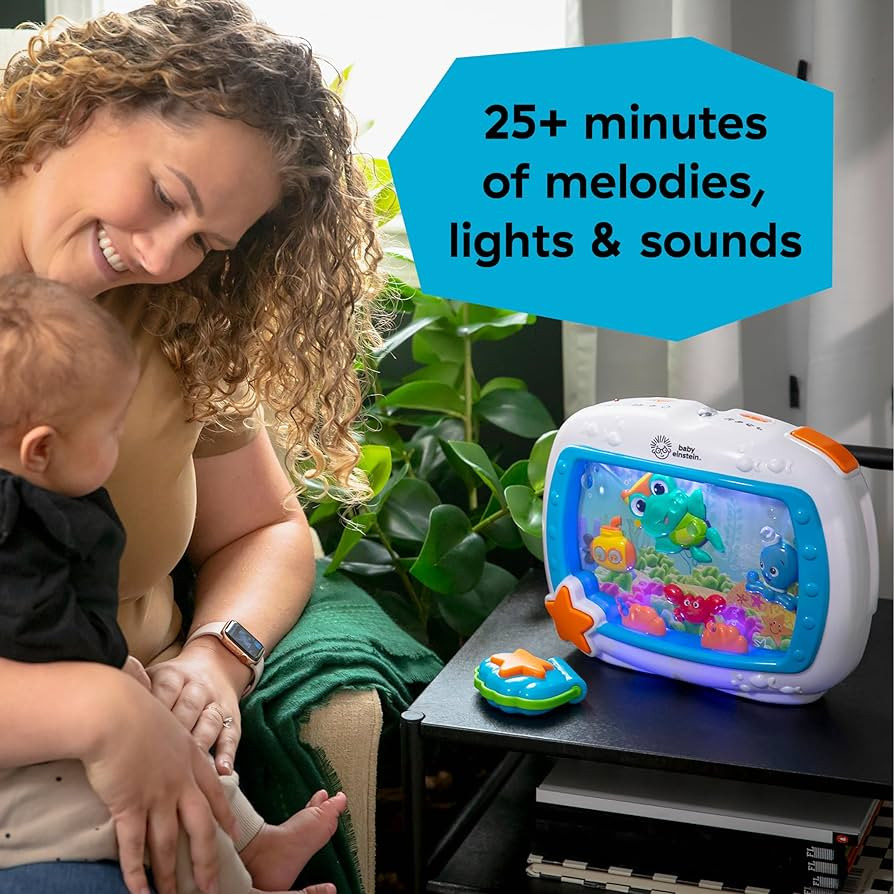 Baby Einstein Sea Dreams Soother Musical Crib Toy and Sound Machine, Newborn and up | Amazon (US)