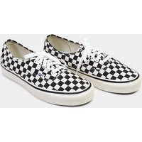 Vans - Authentic 44 DX Plimsolls Black & White Checks - Size 10 | The Idle Man
