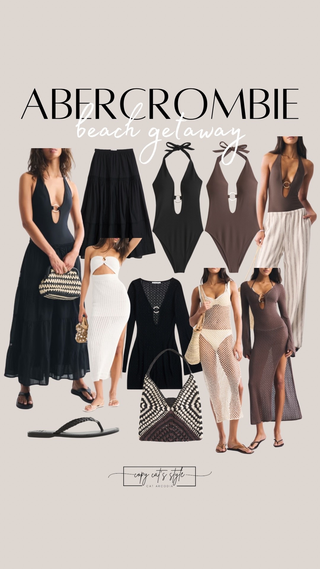 Abercrombie beach getaway finds. Abercrombie resort wear. Abercrombie bathing suits, cover-ups, skirts, bags, and more. 

#LTKSaleAlert #LTKSpringSale #LTKSwim