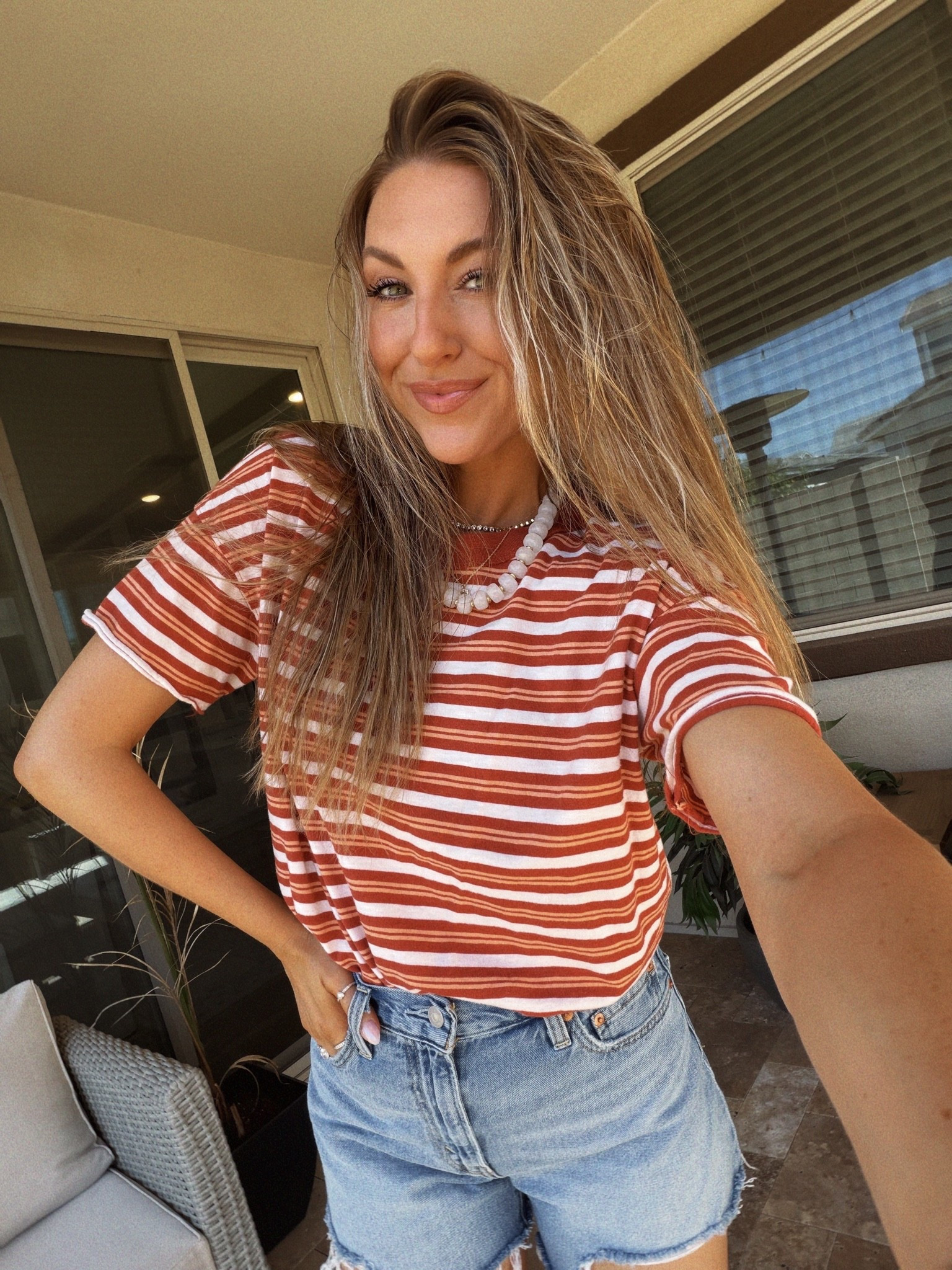 The cutest tee from @Aerie !! Wearing an XS