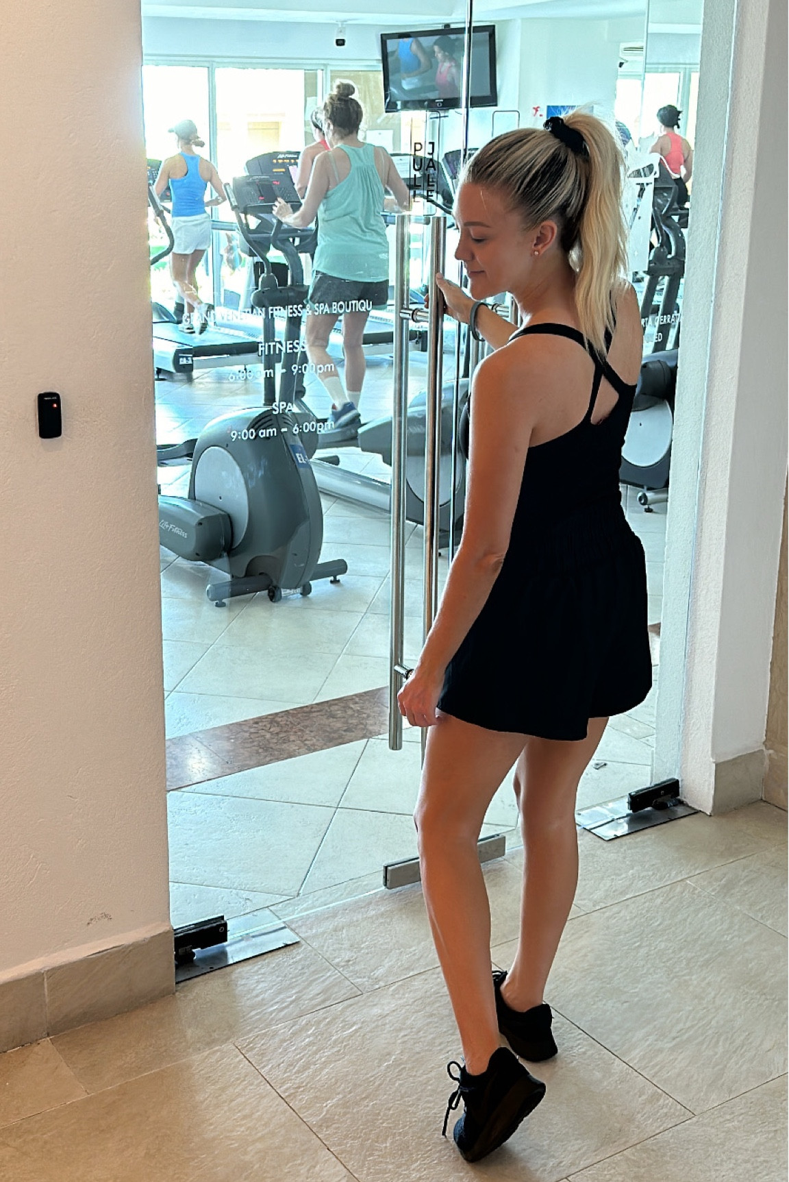 I’m NOT a morning person 🫠 so I love this active romper because I don’t have to think about matching a top and bottom. Wearing size SMALL but the fabric is very stretchy so size down if you’re in between sizes! 🫶🏼💪🏼

#LTKfitness #LTKfindsunder50 #LTKGiftGuide