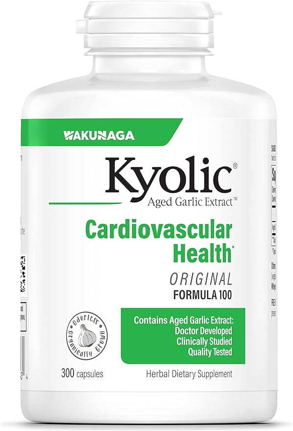 Kyolic Aged Garlic Extract Formula 100, 300 Capsules | Amazon (US)