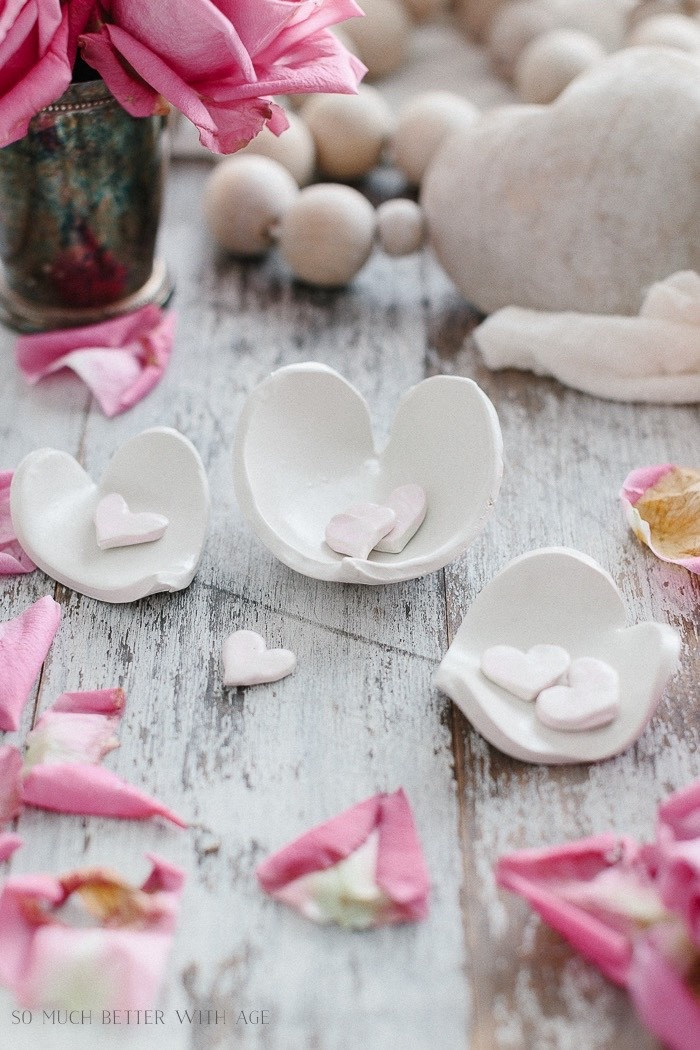 These clay hearts are easy and fun to make using air dry clay. So many fun ways to create with this type of clay  

#LTKValentine #LTKHome