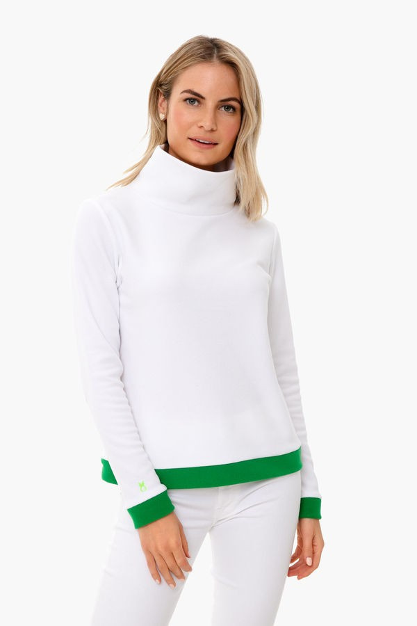 White and Kelly Green Colorblock Park Slope | Tuckernuck (US)