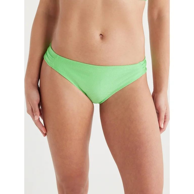 Jessica Simpson Women's Mid Rise Hipster Bikini Bottoms, Sizes XS-XXL - Walmart.com | Walmart (US)