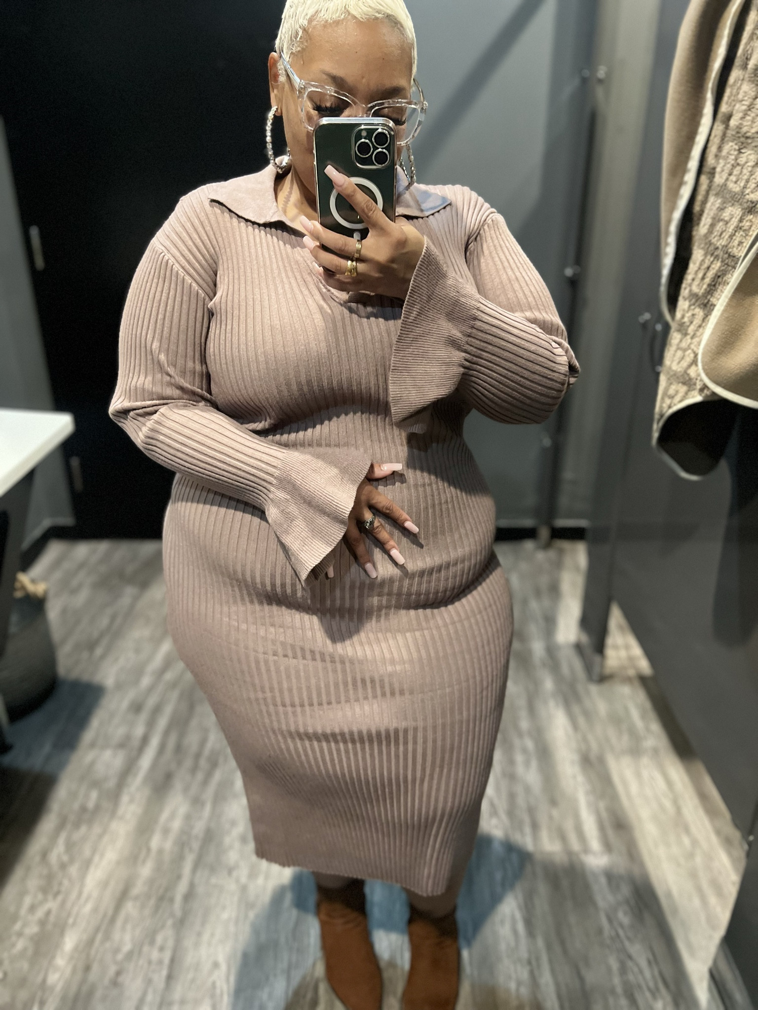 Quick impromptu girl dinner fit ✨💜 

#LTKplussize #LTKstyletip #LTKbeauty