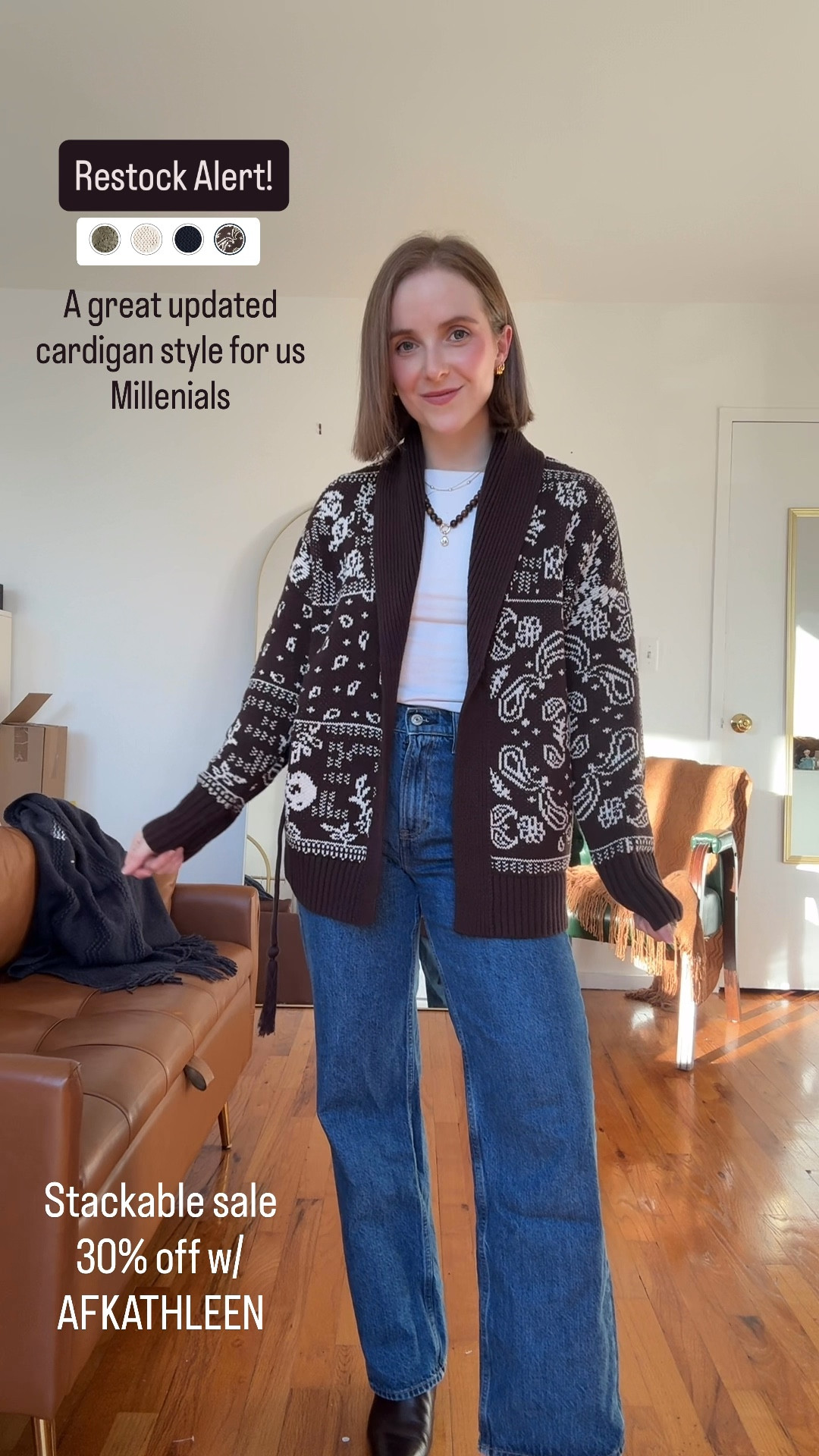 Abercrombie stackable sale
15% off + 15% off w/ AFKATHLEEN
Belted cardigan wearing xs
25short loose jeans 



#LTKPetite #LTKSaleAlert #LTKootd