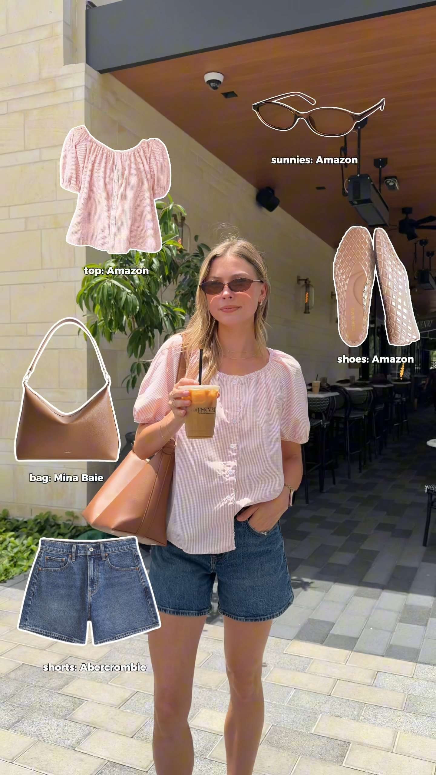 nursing friendly ootd, wearing S in top, 26 in denim shorts! 

 #LTKootd #LTKmomlife