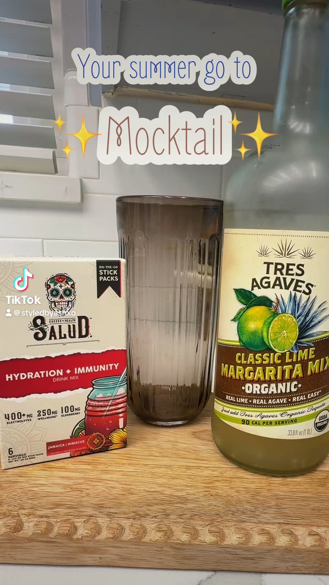 POV: you wanted a margarita vibe without the hangover 🍹🌺✨
This combo is giving summer glow energy with the Salud Jamaica hibiscus hydration + immunity mix mixed with Tres Agaves classic lime margarita mix. Sweet, tangy, refreshing, and honestly tastes like a poolside vacation in a cup.

Mocktail era > ✨

#mocktail #summerdrink #hibiscusdrink #drinkrecipe #hydrationdrink

#LTKfoodie #LTKmomlife #LTKselfcare