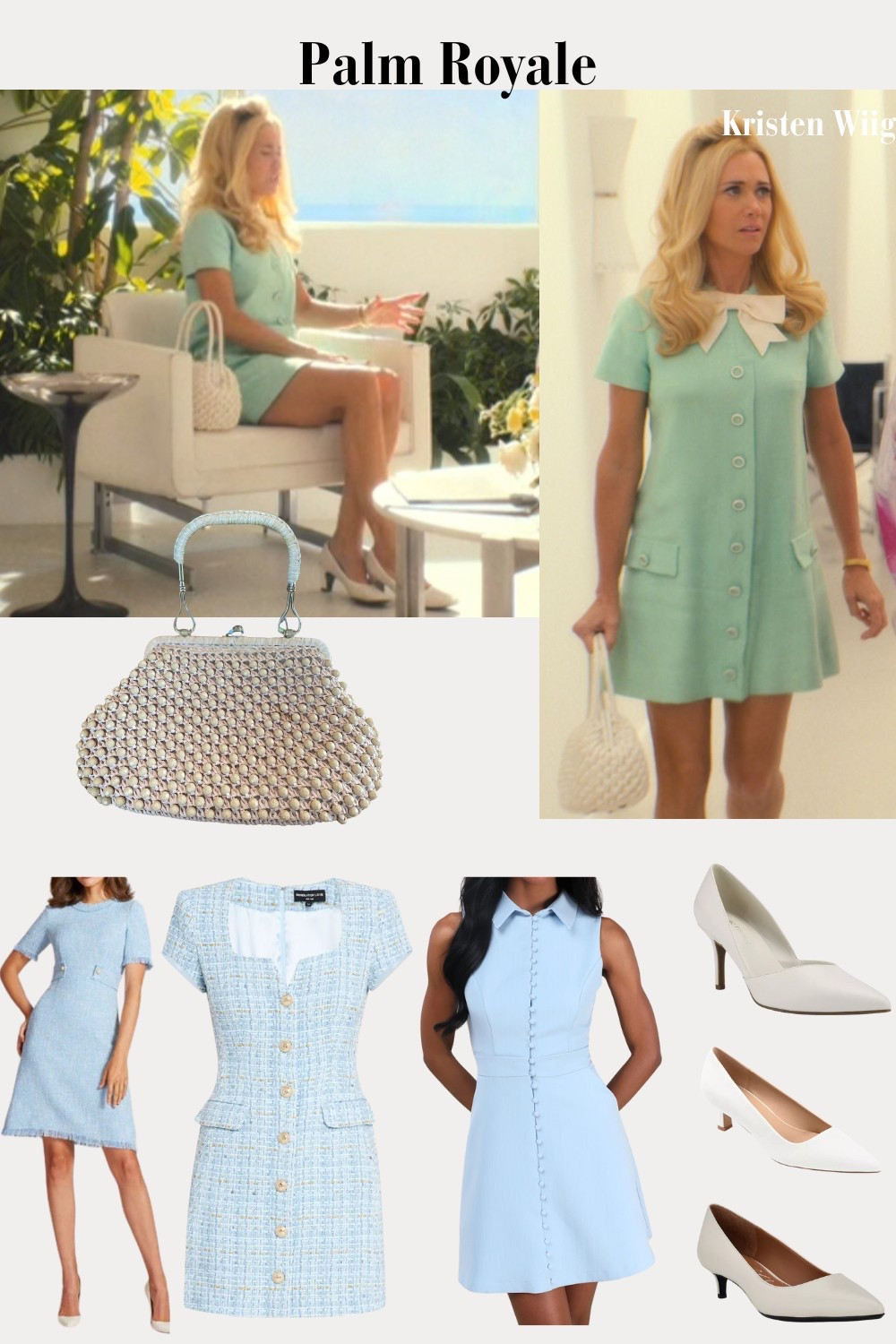 Maxine wears an a-line teal dress with white bow

#LTKStyleTip