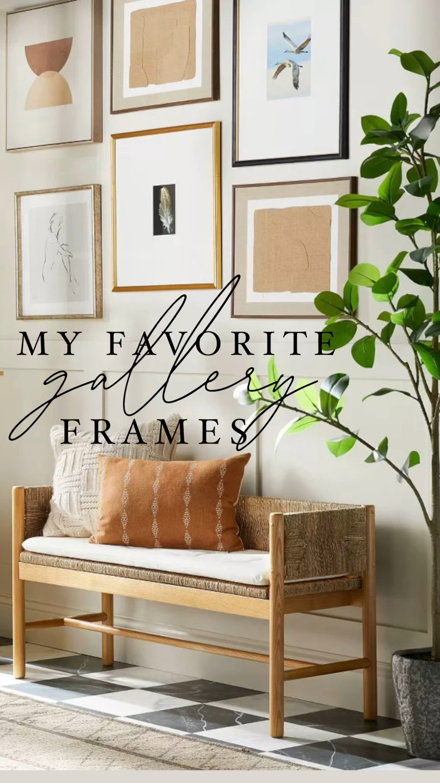 These gallery wall frames from Target are my favorites! They have the prettiest brass detail and are so reasonably priced!

Frames | Wall Decor | Gallery Frame | Target | Studio McGee | Threshold | Art

 

 #LTKHome #LTKFindsUnder50 #LTKFindsUnder100