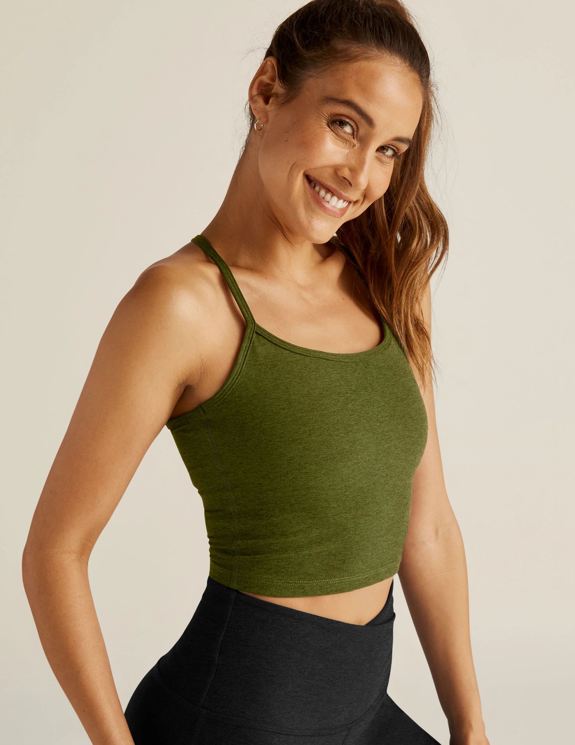 Spacedye Slim Racerback Cropped Tank | Beyond Yoga | Beyond Yoga