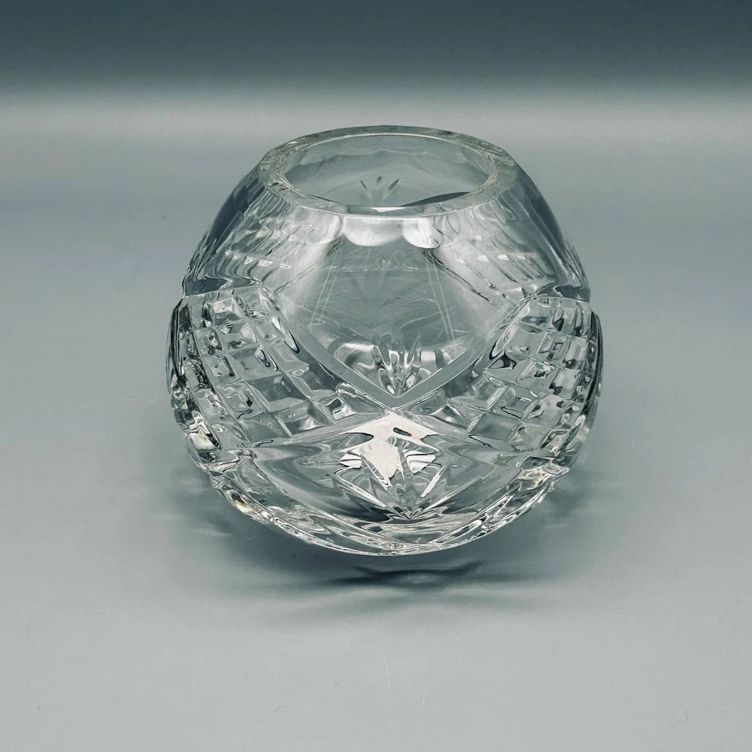 Godinger crystal Legends Crystal Cut Rose Bowl Vase 4 1/2 - Etsy | Etsy (US)