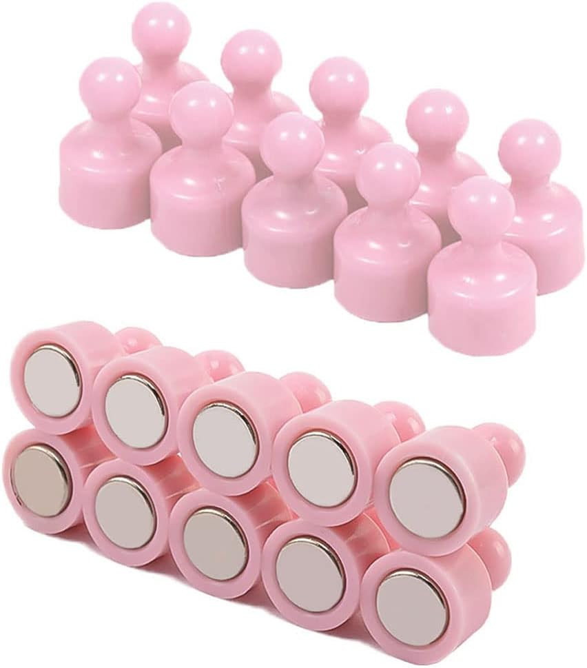 20 PCS Magnetic Push Pins Refrigerator Magnets Strong Fridge Magnets Whiteboard Magnets Map Magne... | Amazon (US)