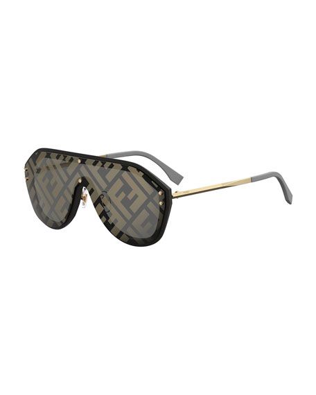 Fendi FF Shield Sunglasses | Neiman Marcus