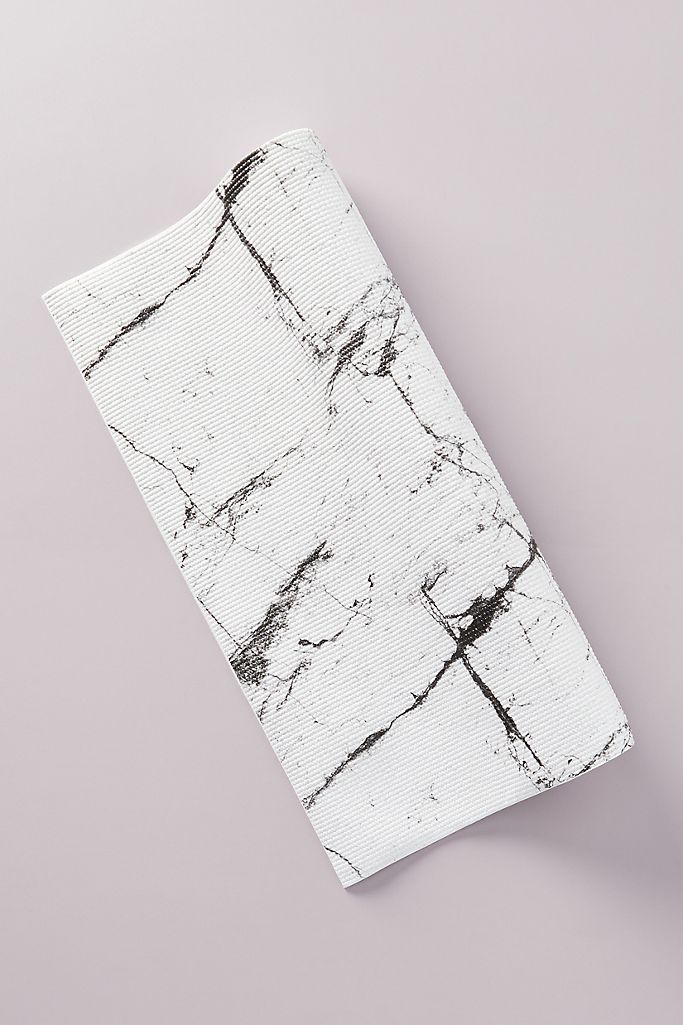 Oak and Reed White Marble Yoga Mat | Anthropologie (US)