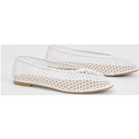 Mesh Detail Ballets | PrettyLittleThing UK