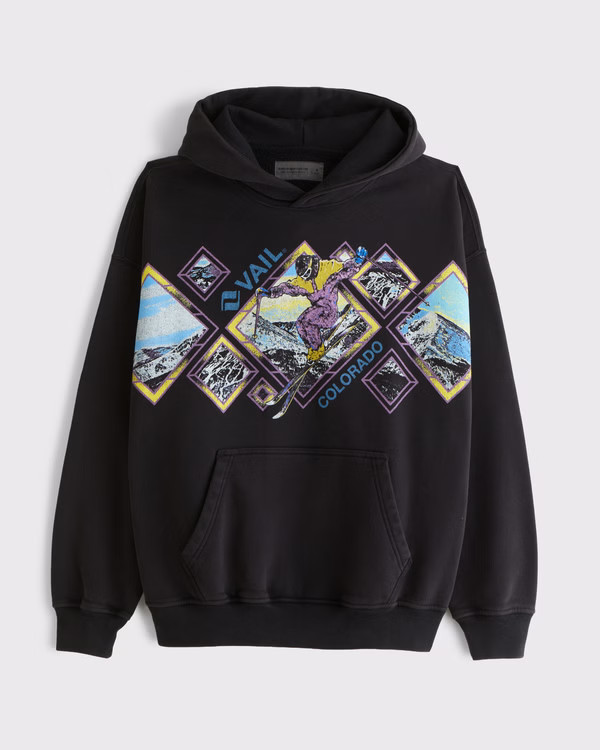 Vail Graphic Popover Hoodie | Abercrombie & Fitch (US)