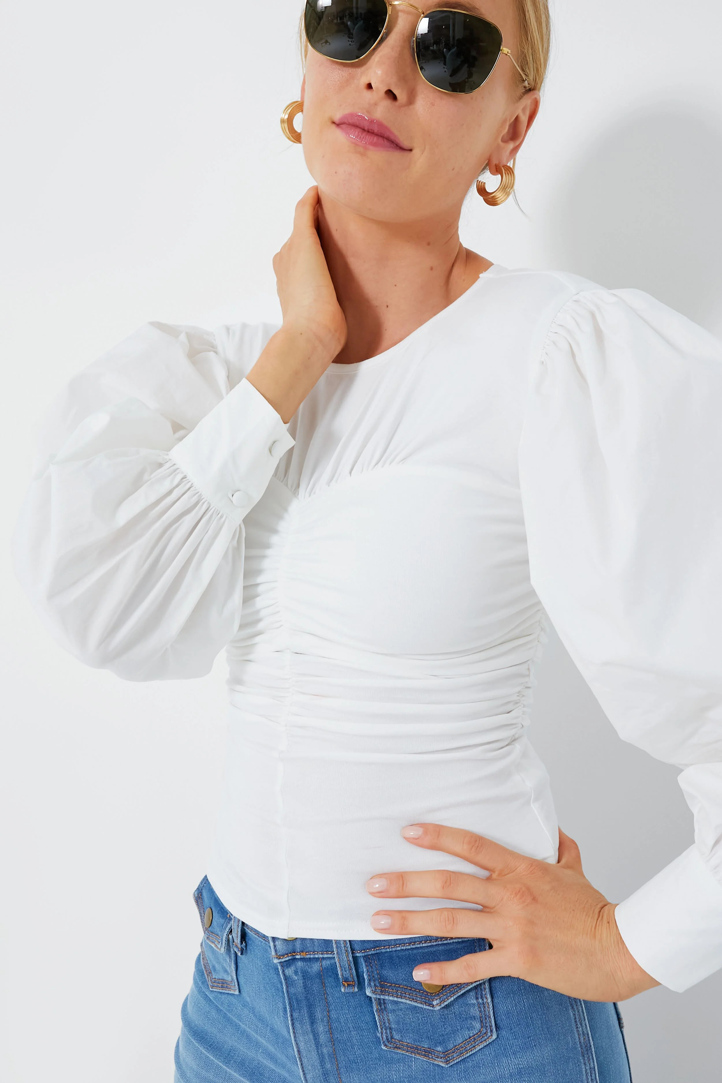 Ivory Della Blouse | Tuckernuck (US)