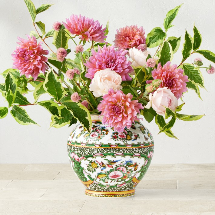 Famille Rose Vase, Small | Williams-Sonoma