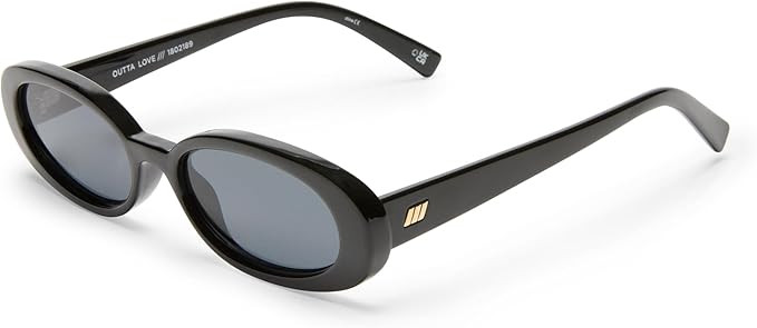 Le Specs Outta Love Sunglasses - Narrow, Oval, Unisex, Micro 90s Sleek Style | Amazon (US)