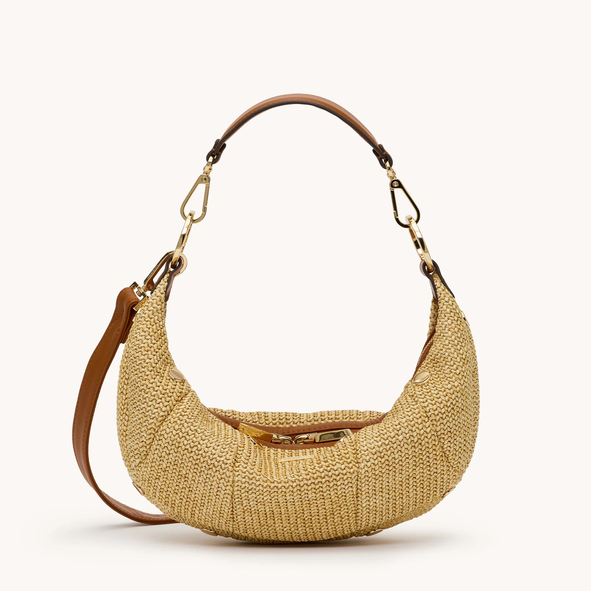 Erica | Cocoa Raffia/Gold | Sml 840220524623 | Hammitt (US)