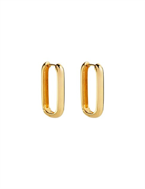 Najo Elemental Yellow Gold Hoop Earring | David Jones | David Jones (Australia & New Zealand)