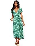 Billabong Women's Wrap Front Midi Length Dress | Amazon (US)