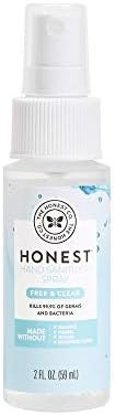 The Honest Company Hand Sanitizer Spray, Fragrance Free, 2 Fluid Ounce - Packaging May Vary | Amazon (US)