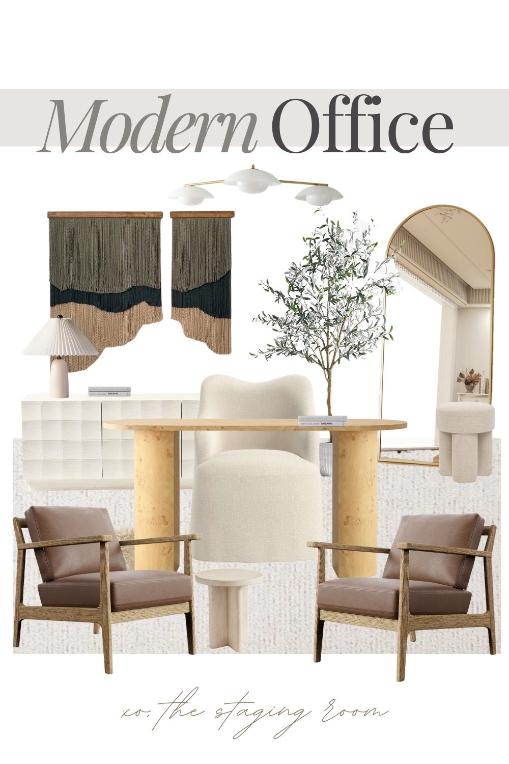 Home office, but make it chic ✨ 

A functional WFH setup that still feels elevated and promotes productivity 🤍
---

wood desk, office desk, home office, desk chair, accent chair, lounge chair, swivel chair, accent chairs, seating area, coffee table, wall art, office storage, console, console storage, bookshelf, office lighting, office decor, interior decor, chandelier  

 

#LTKsale #LTKcanada #LTKhome