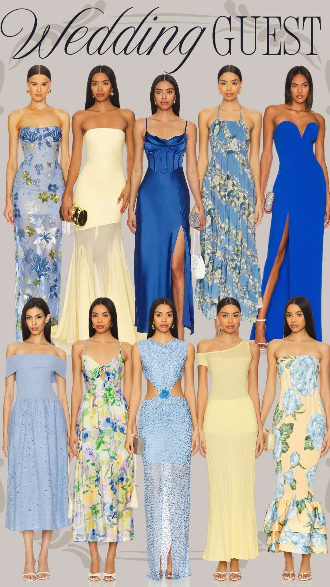 Sunshine, palm trees, and the perfect dress 🌴☀️ If you’re heading to a summer wedding or a Florida celebration, these wedding guest dresses from REVOLVE are everything you need — think breezy fabrics, bold colors, floral prints, and flattering silhouettes that work with the heat and bring the glam. Featuring butter yellow, light blue and cobalt blues dresses. 

Whether it’s a beachside ceremony, garden party, or rooftop reception, I’ve linked the best warm-weather tropical wedding guest looks on LTK — from flowy maxi dresses to elevated midi styles and vacation-ready accessories. These are the looks you’ll want to wear again and again this season 💐 #RevolveWeddingGuestDress #SummerWeddingGuestStyle #FloridaWeddingOutfits #WarmWeatherWeddingStyle #WeddingGuestDresses2025 #RevolveDresses #LTKWeddingGuest #BeachWeddingLook #GardenWeddingStyle #DestinationWeddingOutfits #LTKStyle #WeddingSeasonStyle #WeddingGuestLooks #ResortWeddingFashion #RevolveStyle #WeddingGuestWardrobe #ChicWeddingGuestDress #TropicalWeddingOutfits #BreezyWeddingLooks #EventReadyStyle 

 #LTKSeasonal #LTKParties #LTKWedding