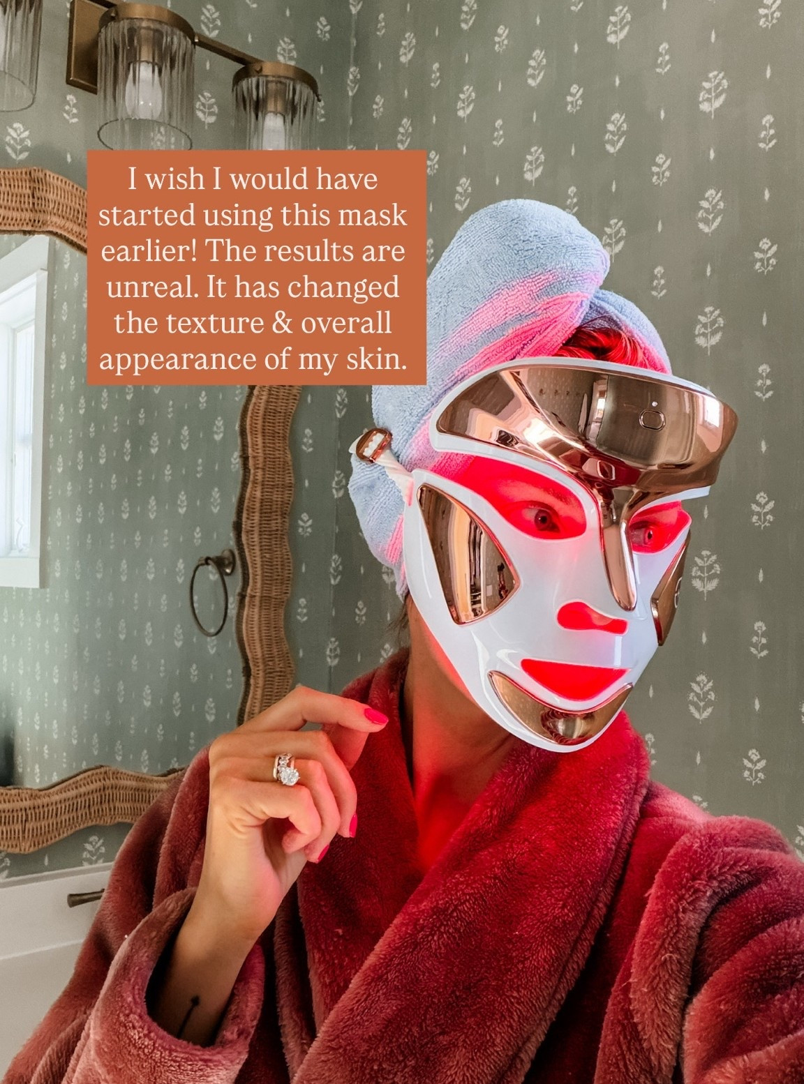You guys know how much I love my red light mask! It has made such a difference in my skin tone & texture. Highly recommend 👏🏼

Loverly Grey, aging backwards, beauty favorite

#LTKMothersDay #LTKselfcare #LTKBeauty