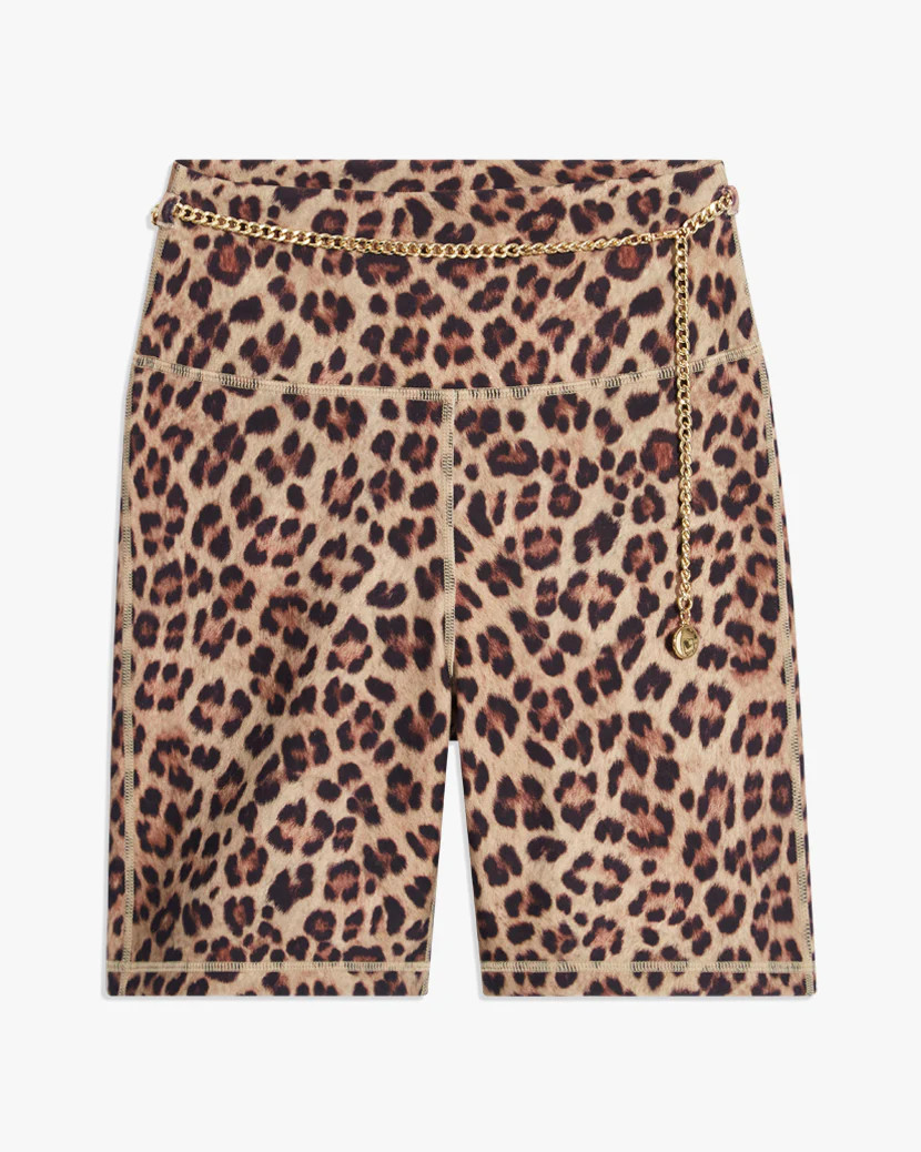 Chain Leopard Bike Shorts | We Wore What