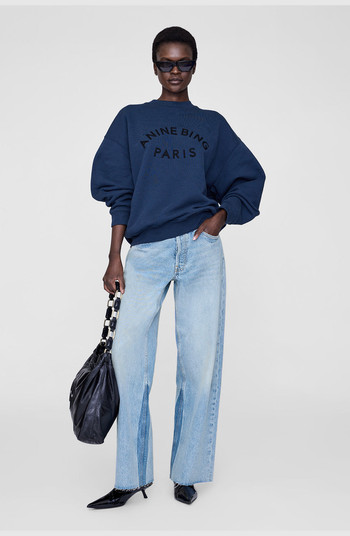 ANINE BING Paris Jaci Sweatshirt | Nordstrom | Nordstrom