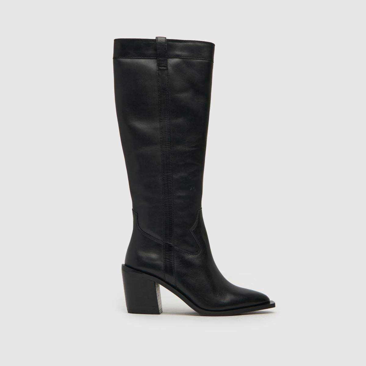 Womens Black schuh Dorothy Western Knee Boots | schuh | Schuh