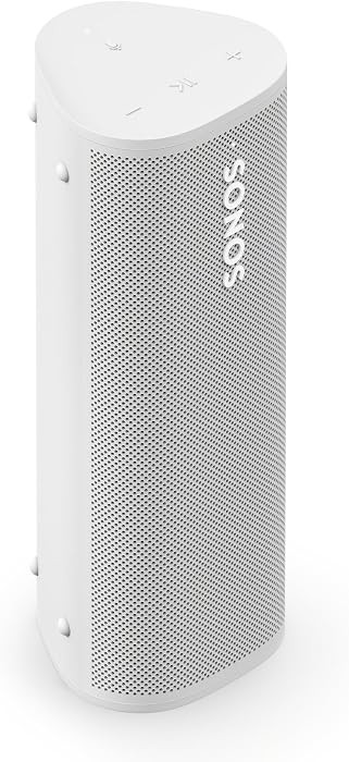Sonos Roam 2 - White - Portable Waterproof Bluetooth Speaker | Amazon (US)