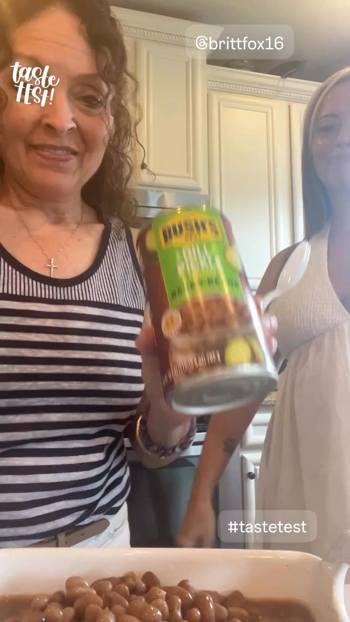A little taste test with my pickle, fanatic daughter, Brittany. We’re checking out those Bush’s dill pickle beans.
Just for fun! Would you give them a try?

#LTKdayinmylife