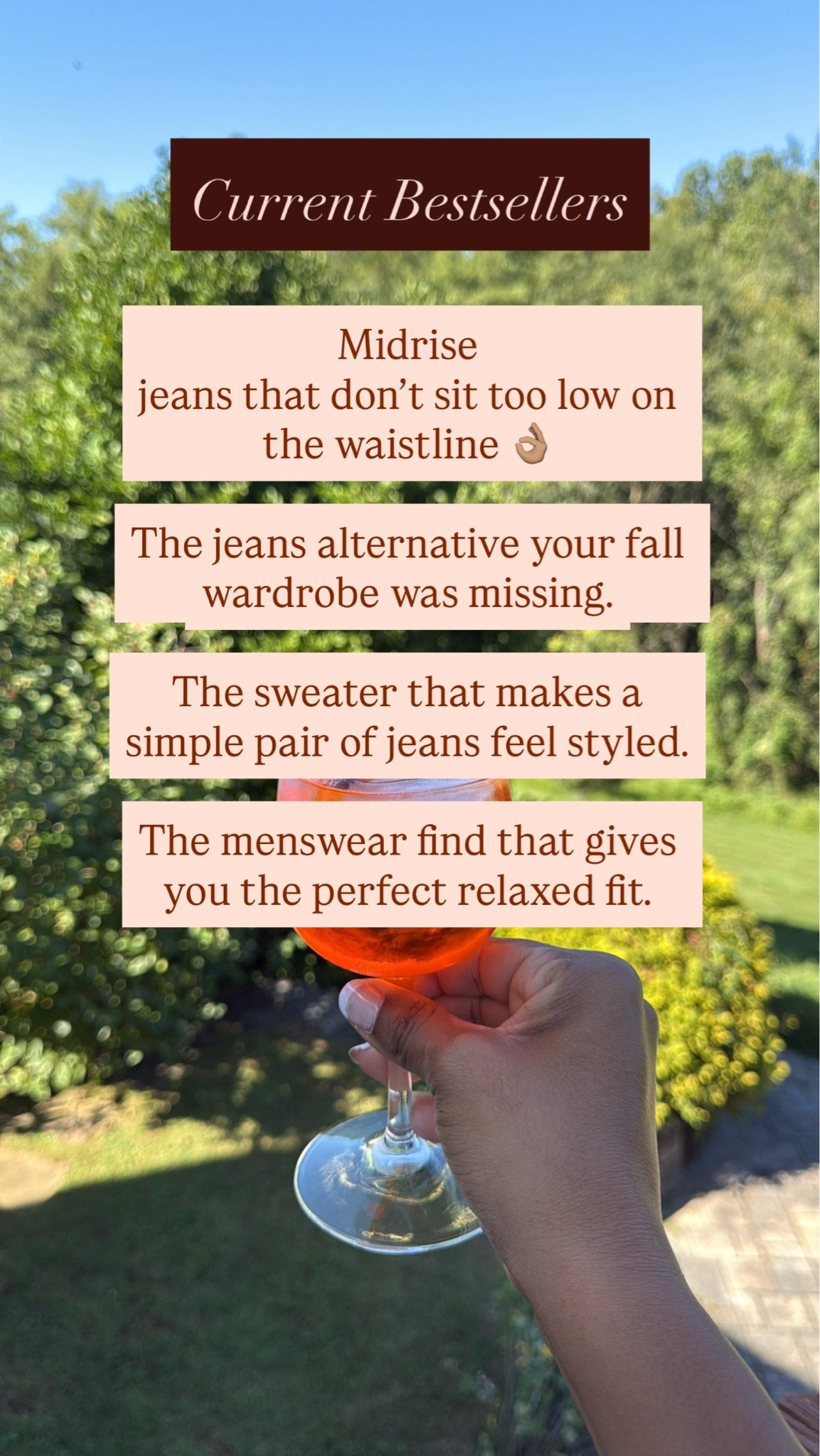 I wear a size small in the sweaters (including the men’s one) and small /4 in the jeans and pants

#LTKootd #LTKOver40