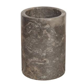 Creative Home 5 in. Diameter x 7 in. H Deluxe Multifunctional Crock in Black Marble 74066 - The H... | The Home Depot